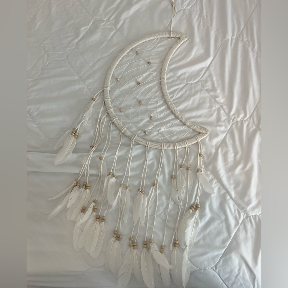 moon dream catcher wall decor